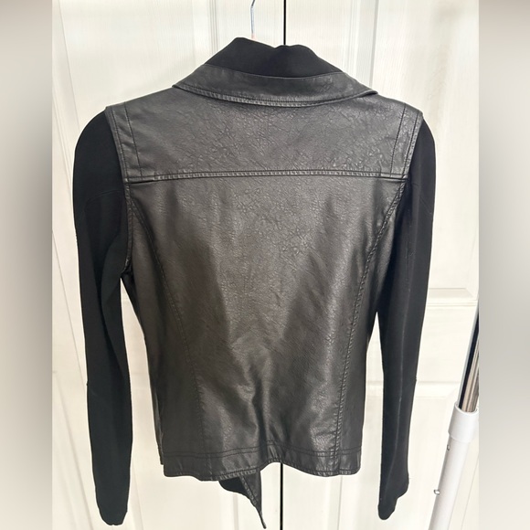 NWOT BLANKNYC Faux Black Leather Jacket - Picture 3 of 5